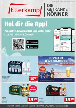 Ellerkamp Getränke Prospekt (ab 23.11.2025) zum Blättern
