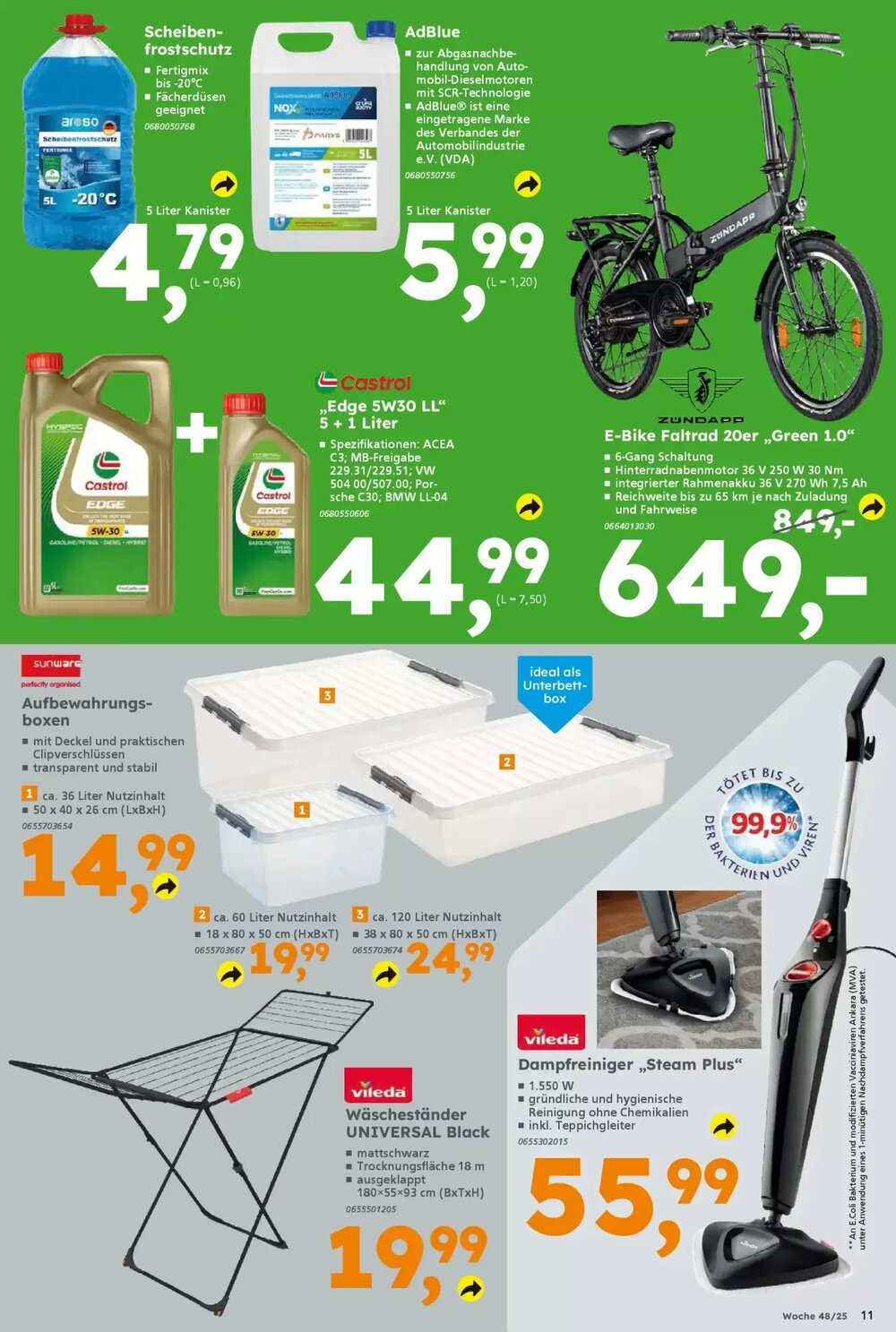 Globus Baumarkt Prospekt (ab 23.11.2025) zum Blättern - Seite 11
