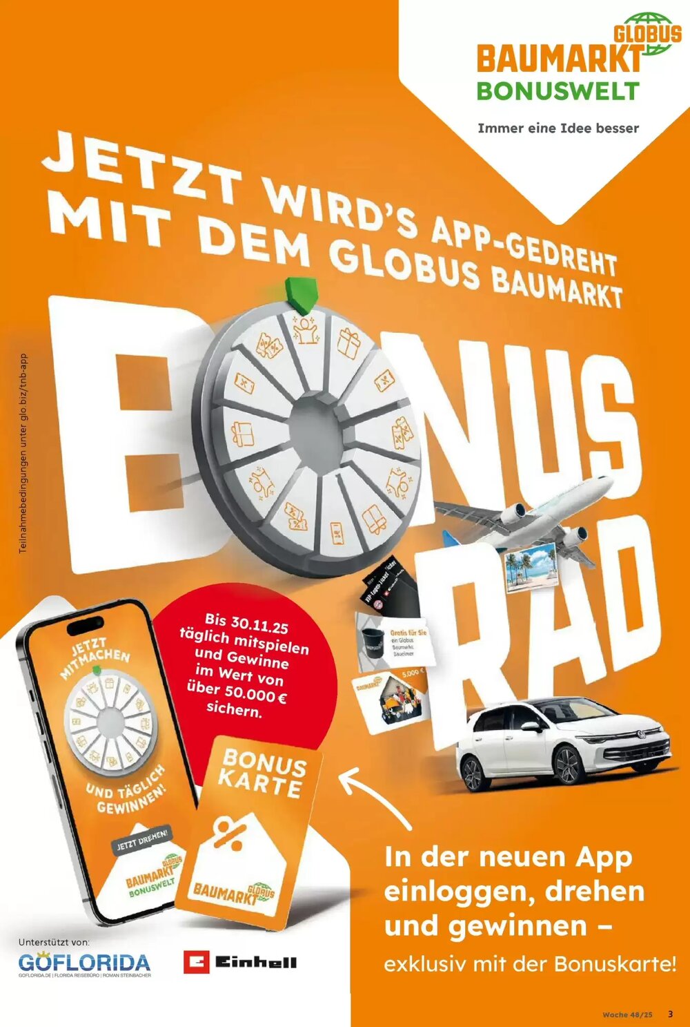 Globus Baumarkt Prospekt (ab 23.11.2025) zum Blättern - Seite 3