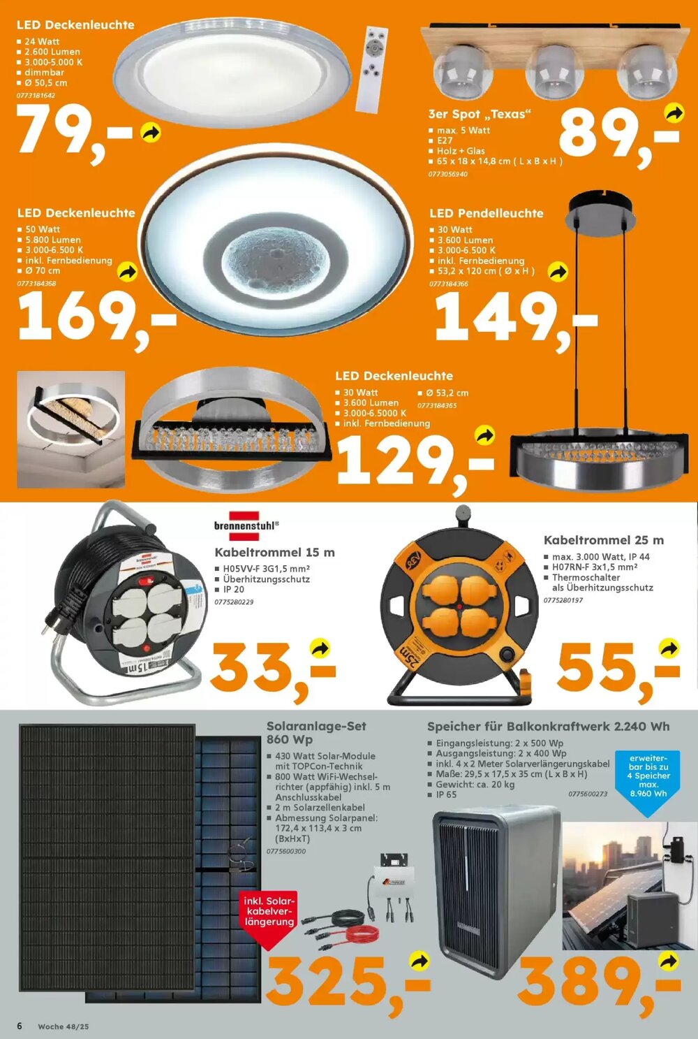 Globus Baumarkt Prospekt (ab 23.11.2025) zum Blättern - Seite 6