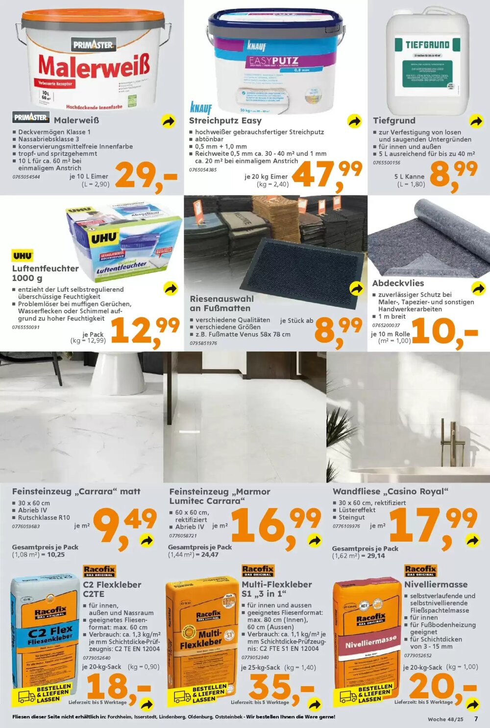 Globus Baumarkt Prospekt (ab 23.11.2025) zum Blättern - Seite 7