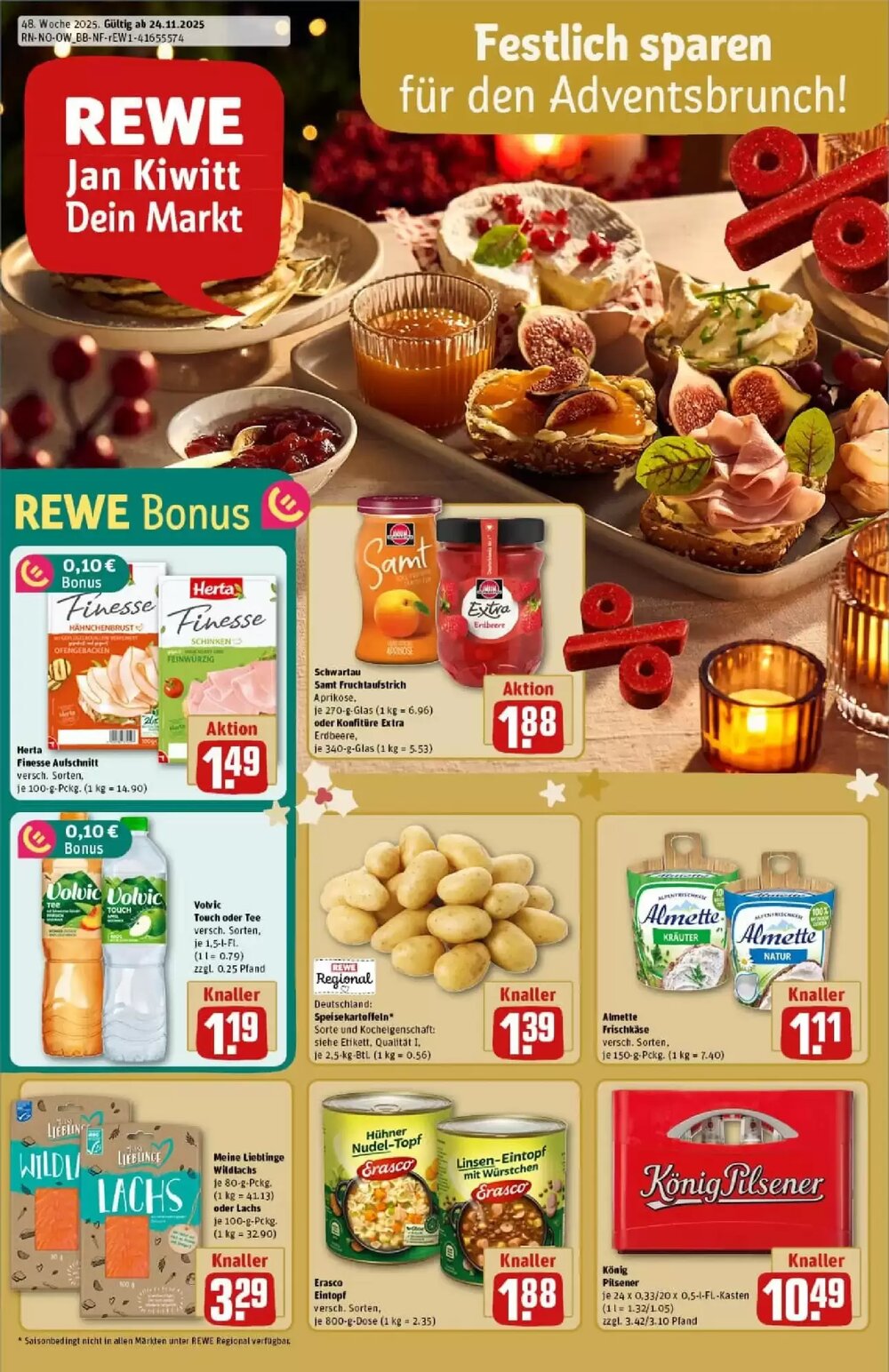 REWE Prospekt (ab 23.11.2025) zum Blättern - Seite 1