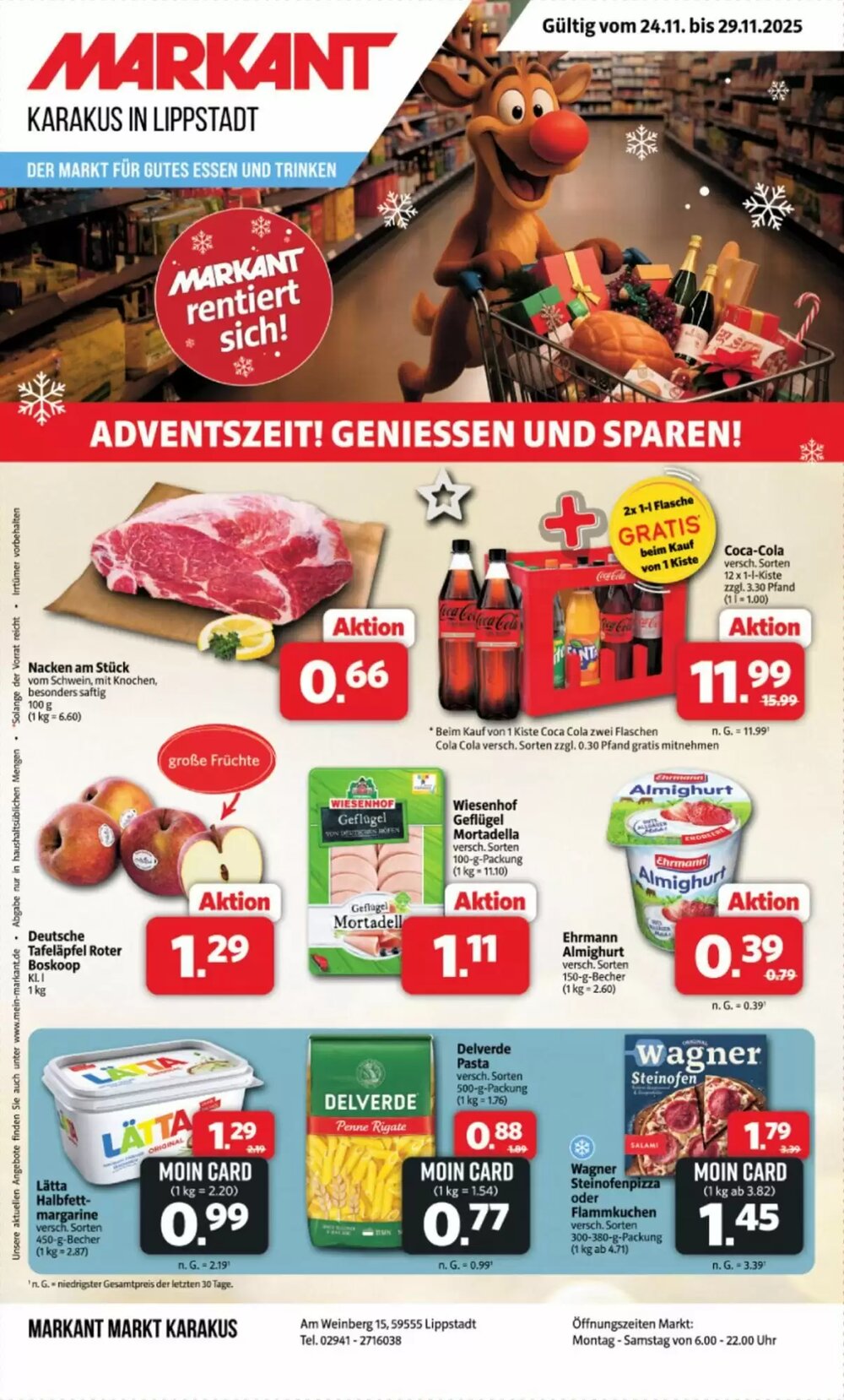 Markant Markt Prospekt (ab 23.11.2025) zum Blättern - Seite 1