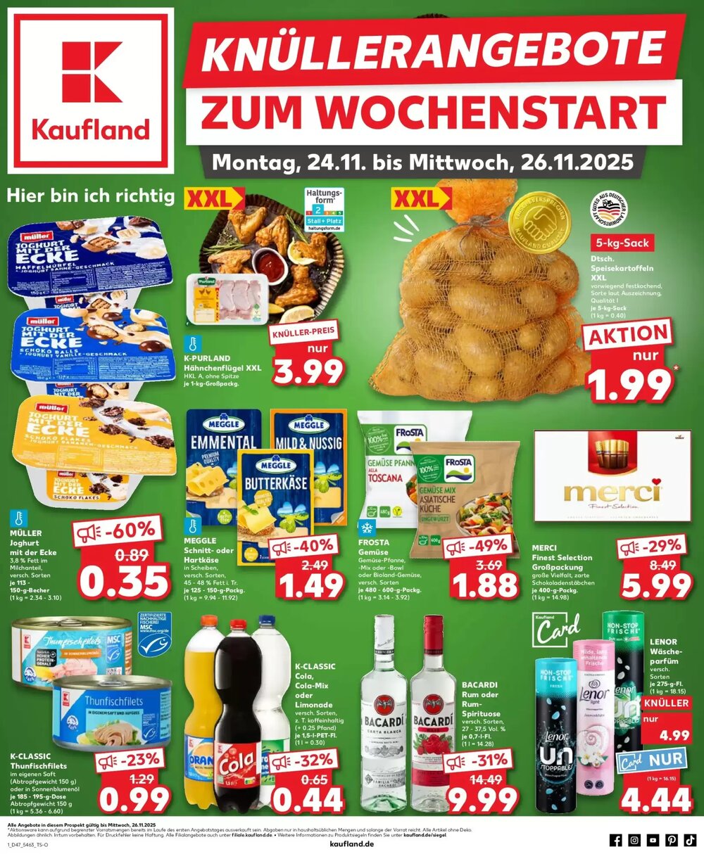 Kaufland Prospekt (ab 23.11.2025) zum Blättern - Seite 1