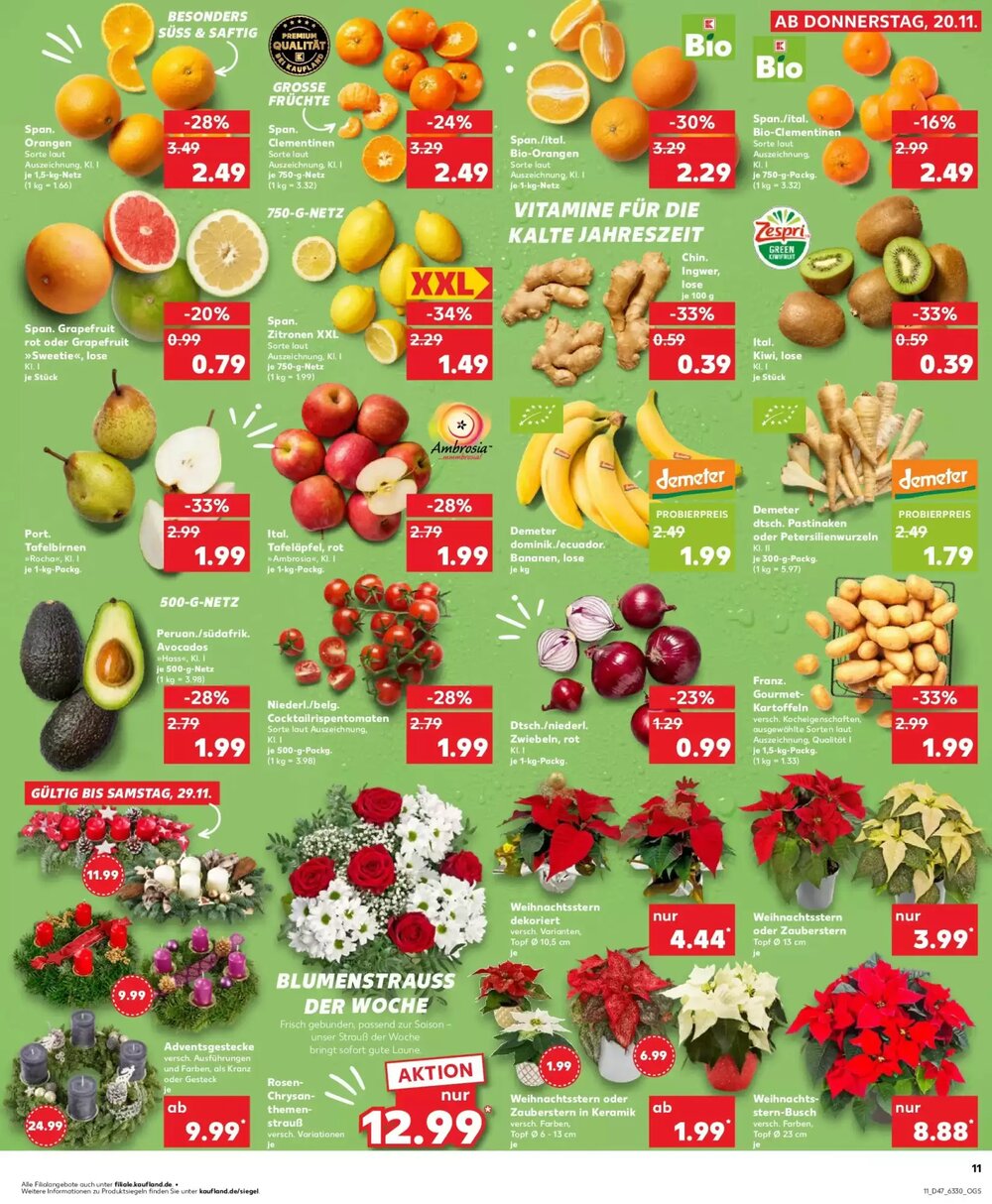 Kaufland Prospekt (ab 23.11.2025) zum Blättern - Seite 11