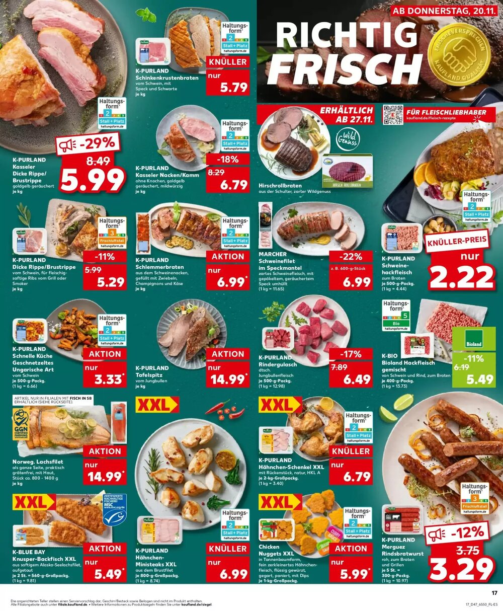 Kaufland Prospekt (ab 23.11.2025) zum Blättern - Seite 17
