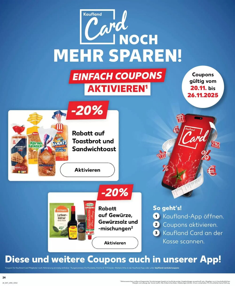 Kaufland Prospekt (ab 23.11.2025) zum Blättern - Seite 24