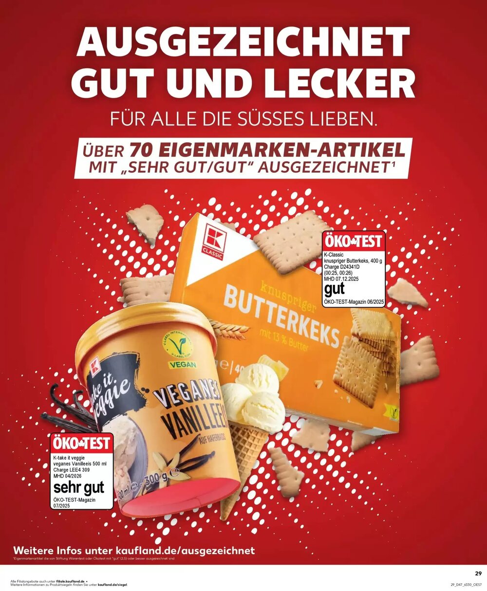 Kaufland Prospekt (ab 23.11.2025) zum Blättern - Seite 29