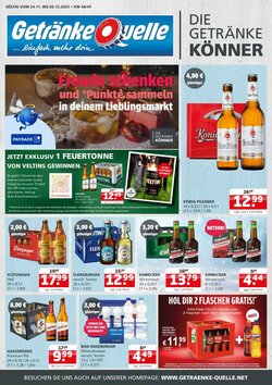 Getränke Quelle Prospekt (ab 23.11.2025) zum Blättern