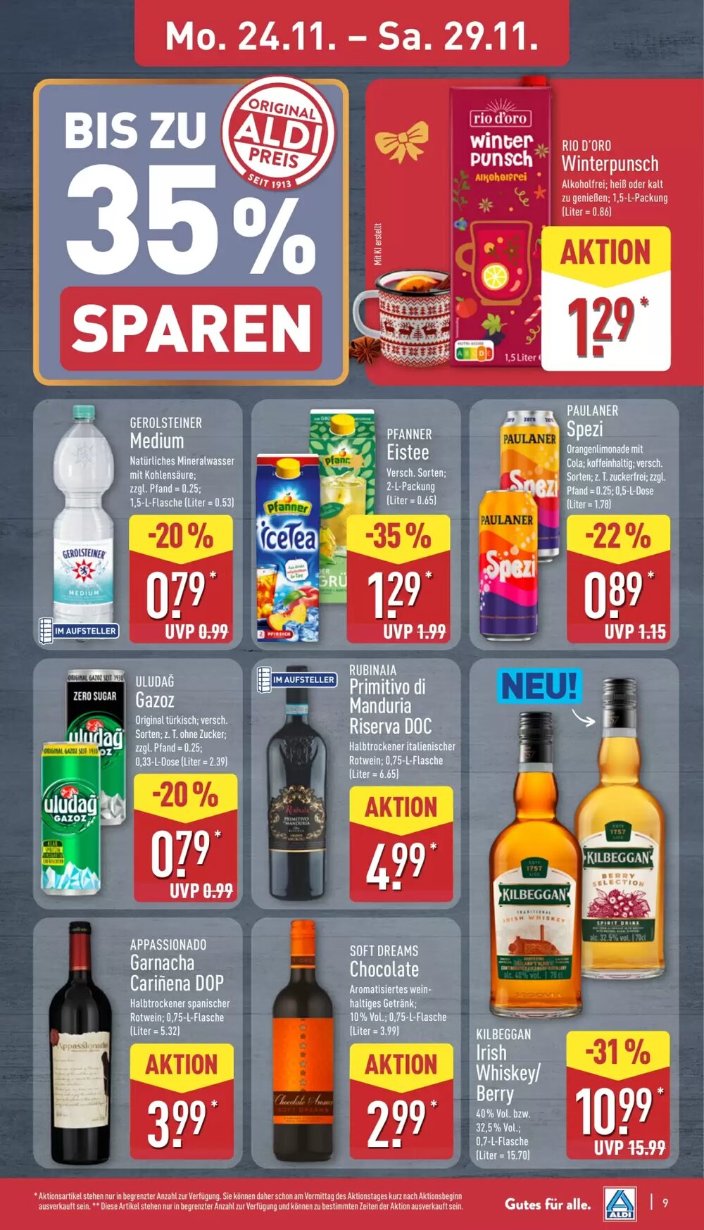 Aldi Nord Prospekt (ab 24.11.2025) zum Blättern - Seite 15
