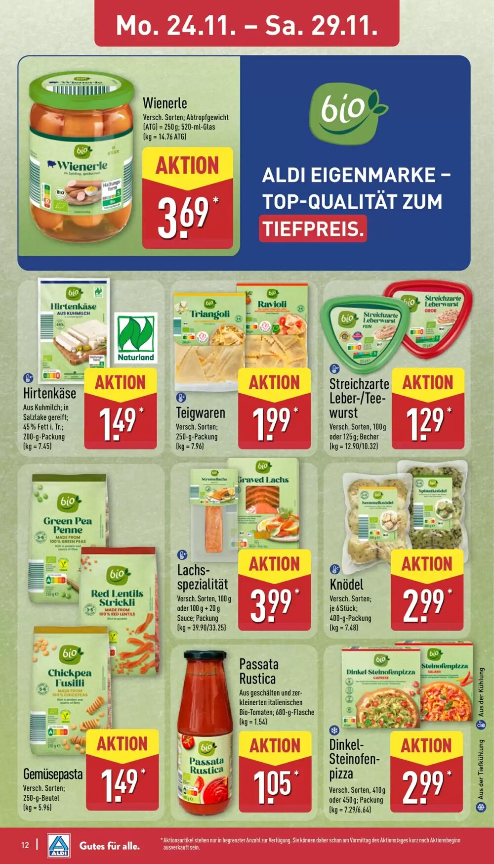 Aldi Nord Prospekt (ab 24.11.2025) zum Blättern - Seite 18