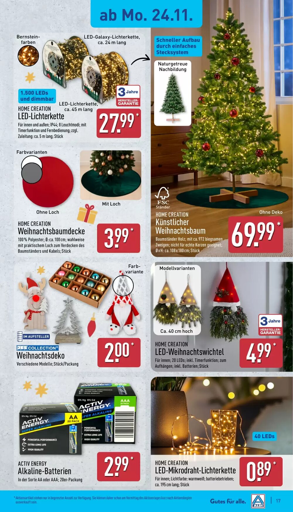 Aldi Nord Prospekt (ab 24.11.2025) zum Blättern - Seite 23