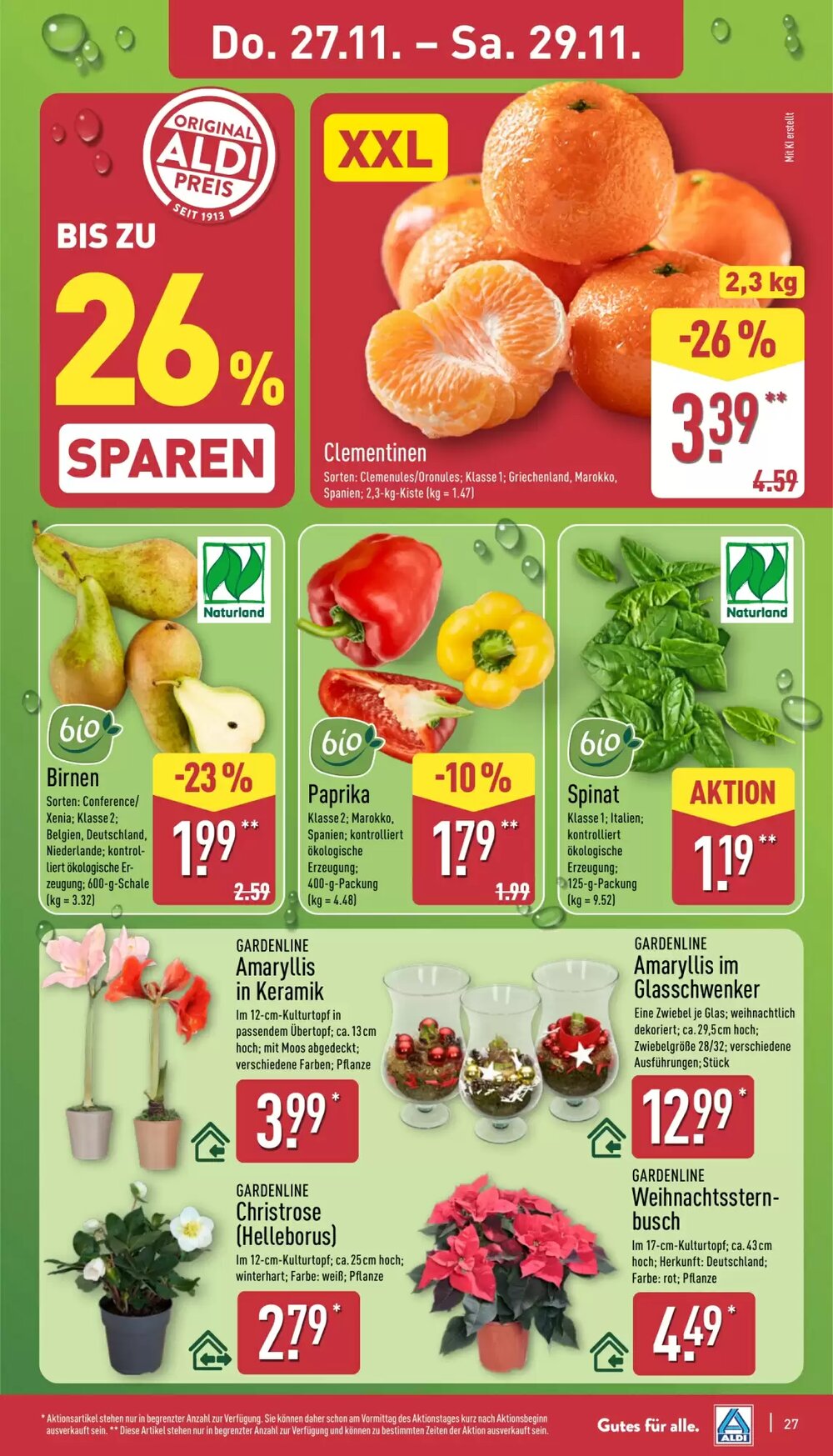 Aldi Nord Prospekt (ab 24.11.2025) zum Blättern - Seite 33