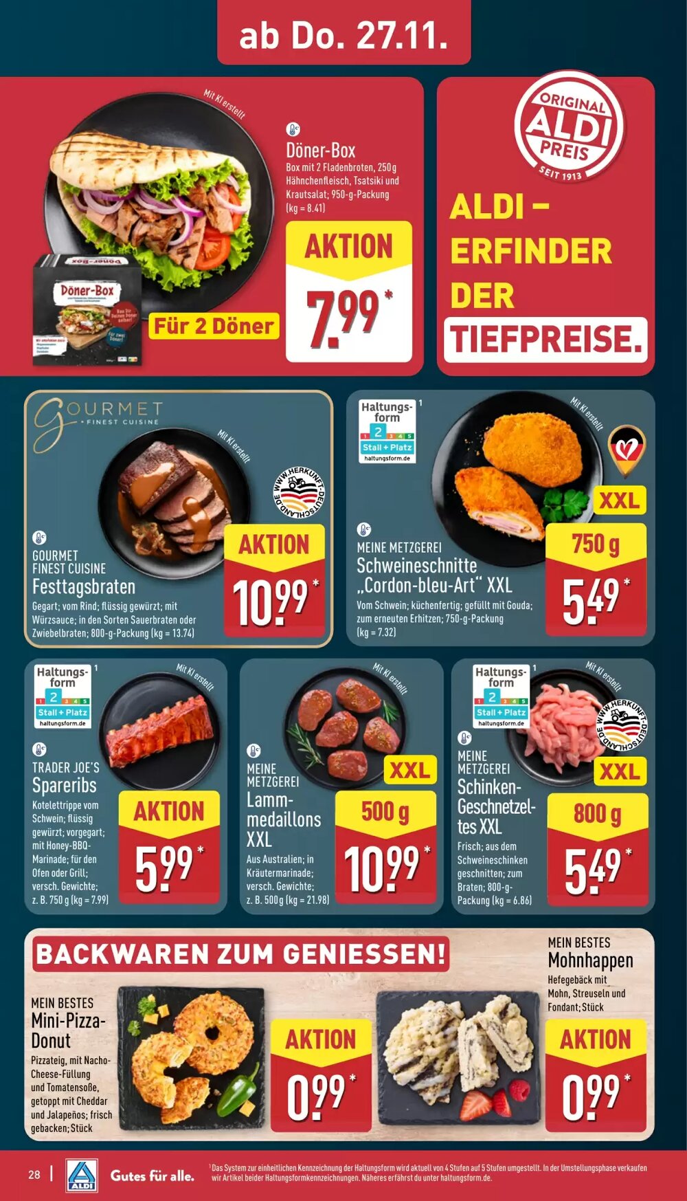 Aldi Nord Prospekt (ab 24.11.2025) zum Blättern - Seite 34