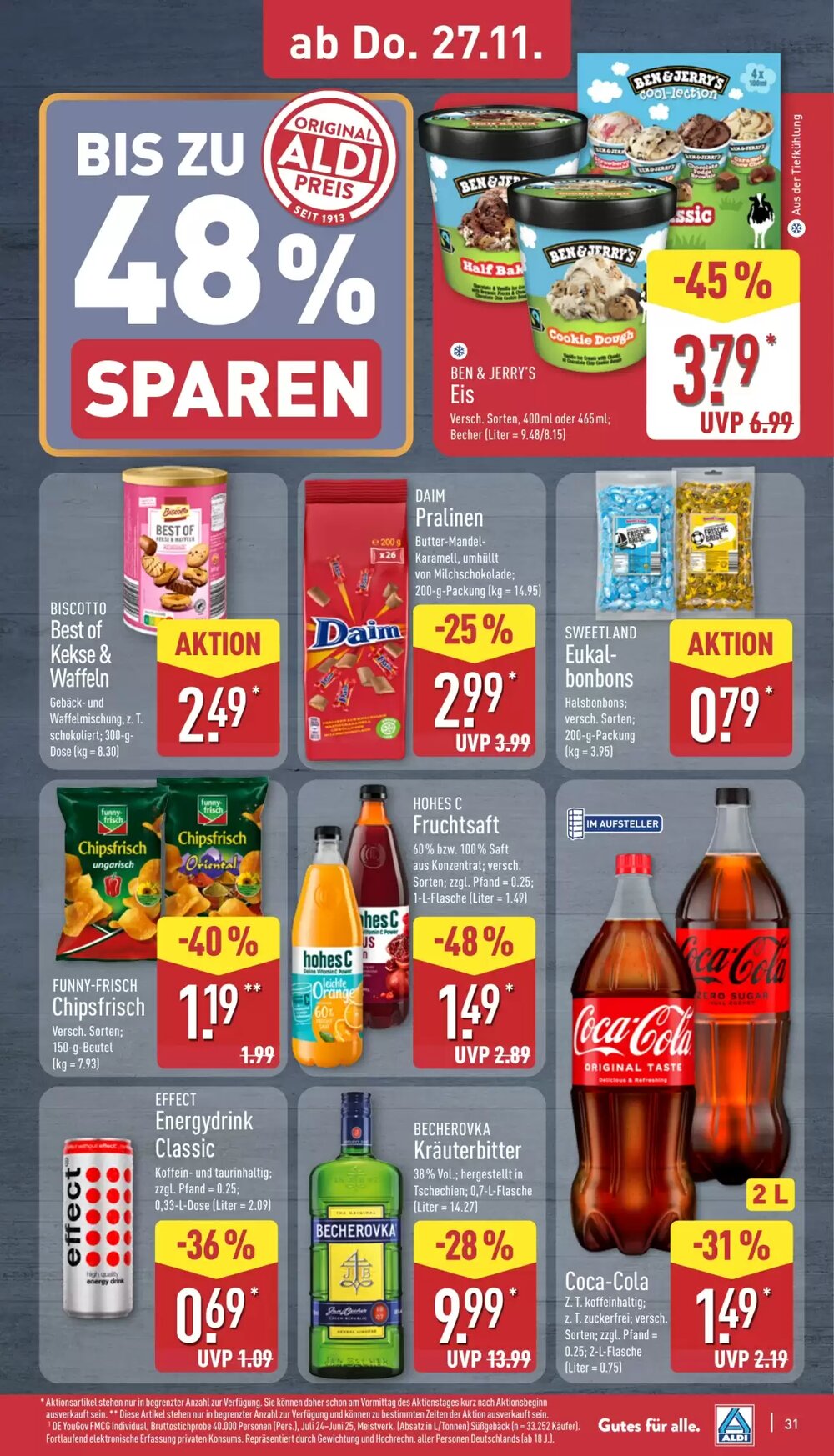 Aldi Nord Prospekt (ab 24.11.2025) zum Blättern - Seite 37