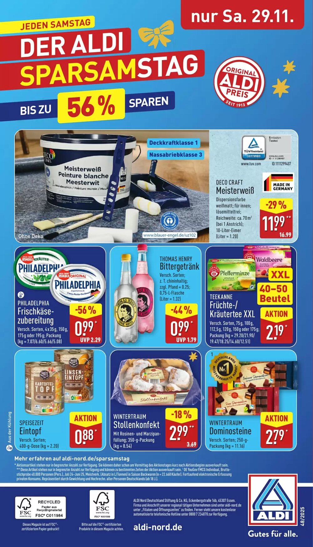 Aldi Nord Prospekt (ab 24.11.2025) zum Blättern - Seite 38