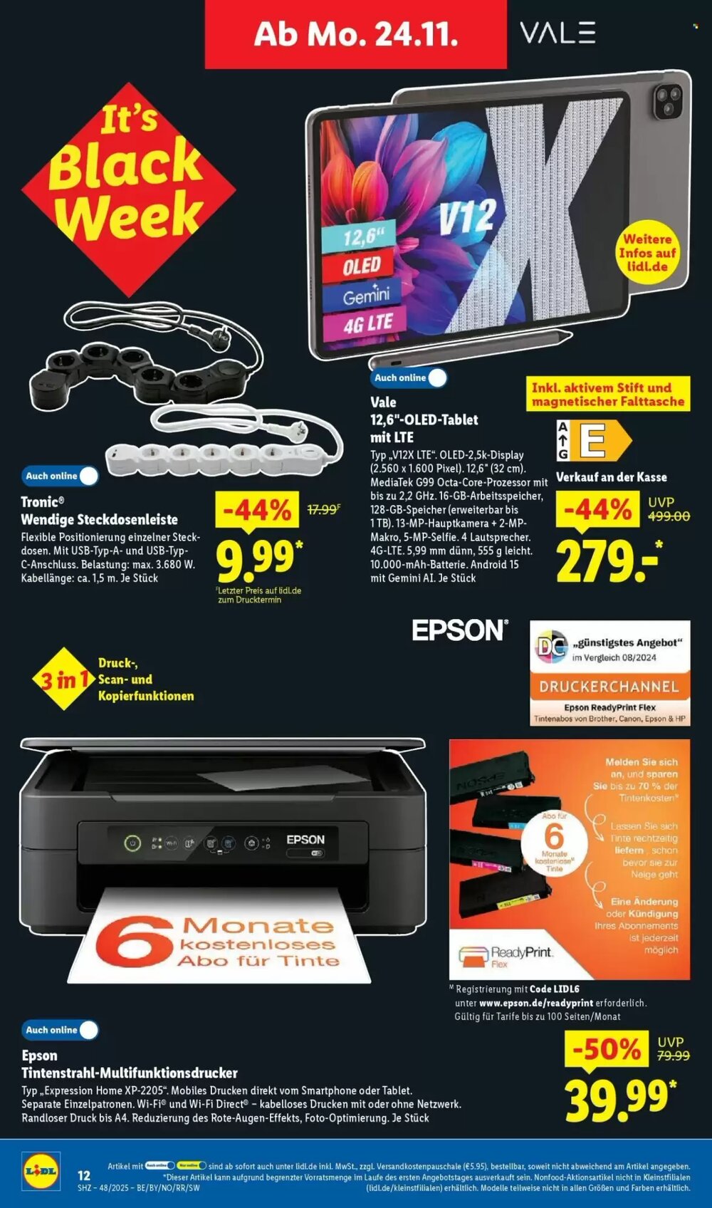 Lidl Prospekt (ab 24.11.2025) zum Blättern - Seite 12