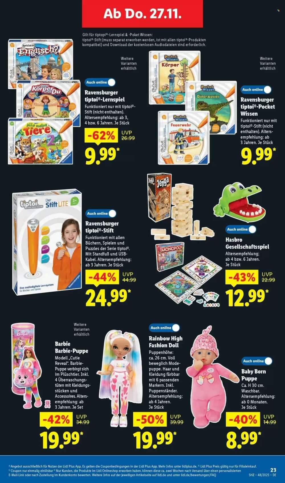 Lidl Prospekt (ab 24.11.2025) zum Blättern - Seite 25