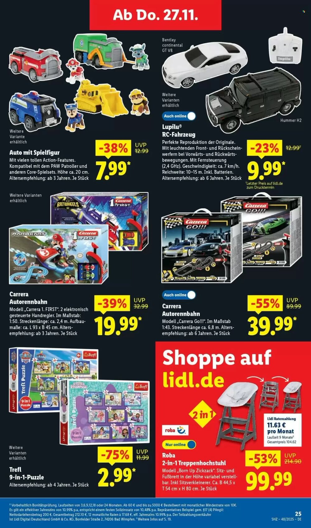 Lidl Prospekt (ab 24.11.2025) zum Blättern - Seite 27