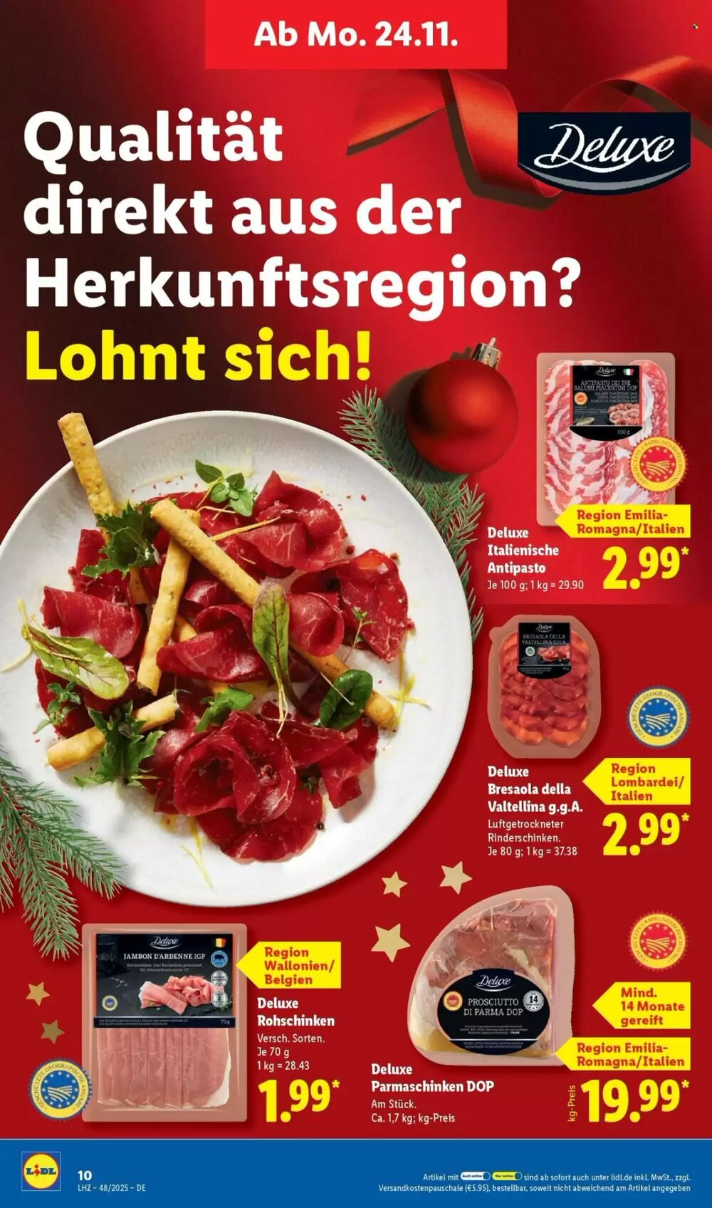 Lidl Prospekt (ab 24.11.2025) zum Blättern - Seite 12