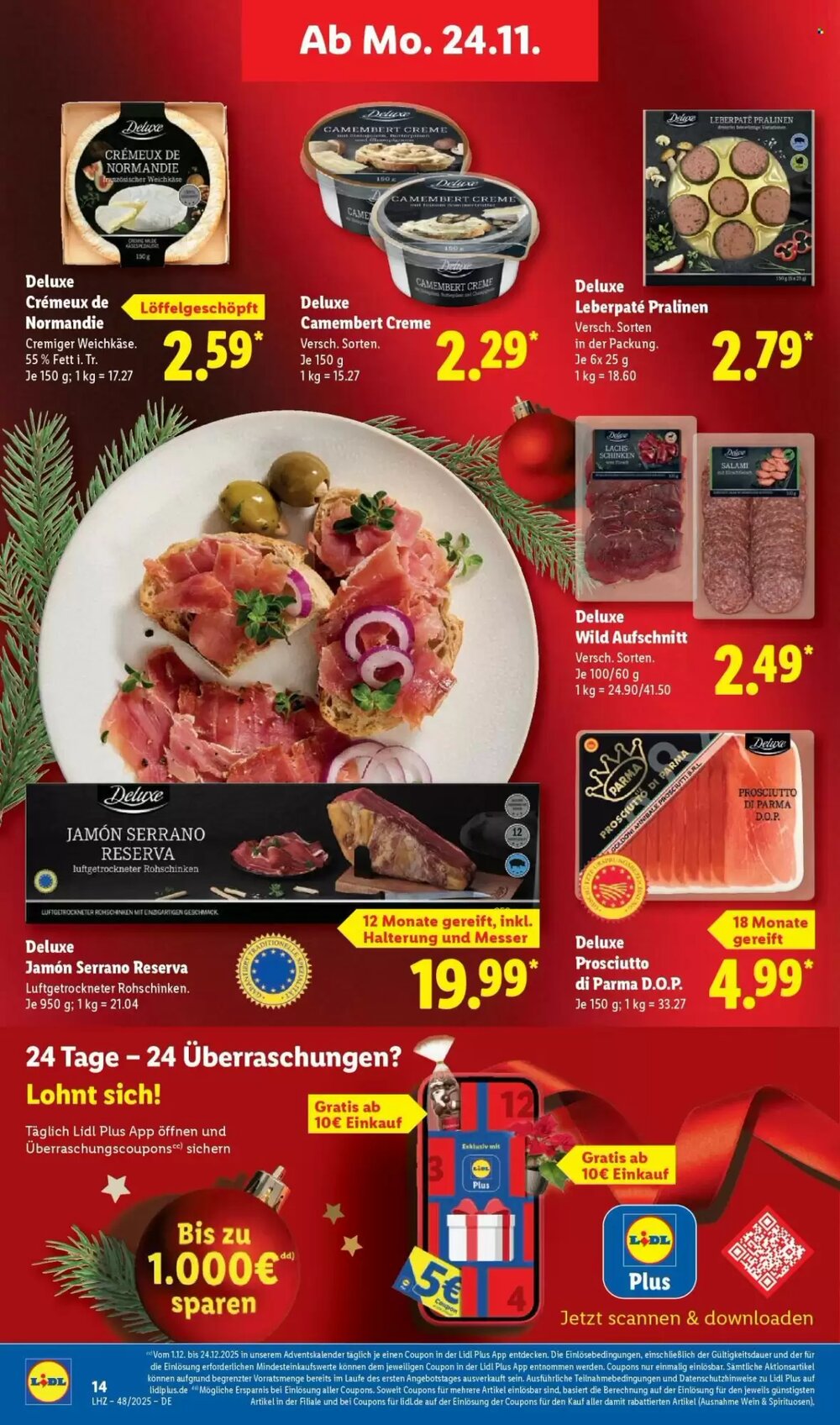 Lidl Prospekt (ab 24.11.2025) zum Blättern - Seite 16