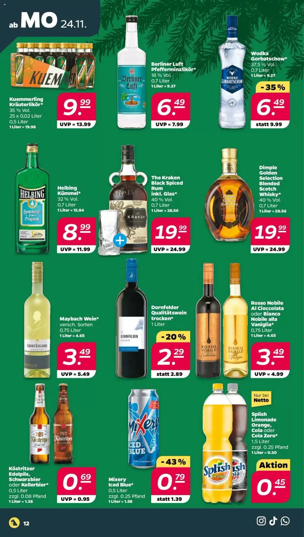 NETTO Prospekt (ab 24.11.2025) zum Blättern - Seite 12