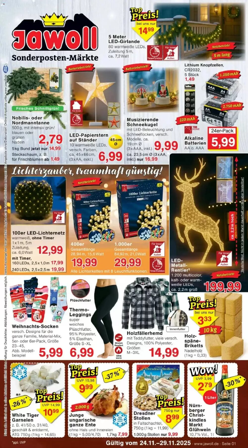 Jawoll Prospekt (ab 24.11.2025) zum Blättern - Seite 1