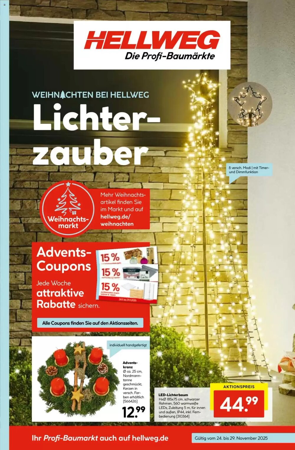 Hellweg Prospekt (ab 24.11.2025) zum Blättern - Seite 1