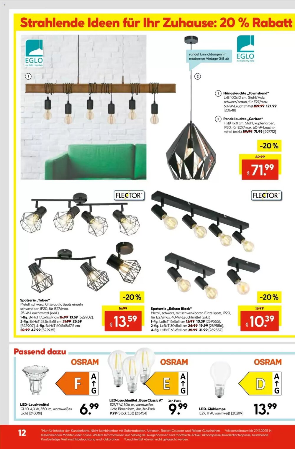 Hellweg Prospekt (ab 24.11.2025) zum Blättern - Seite 20