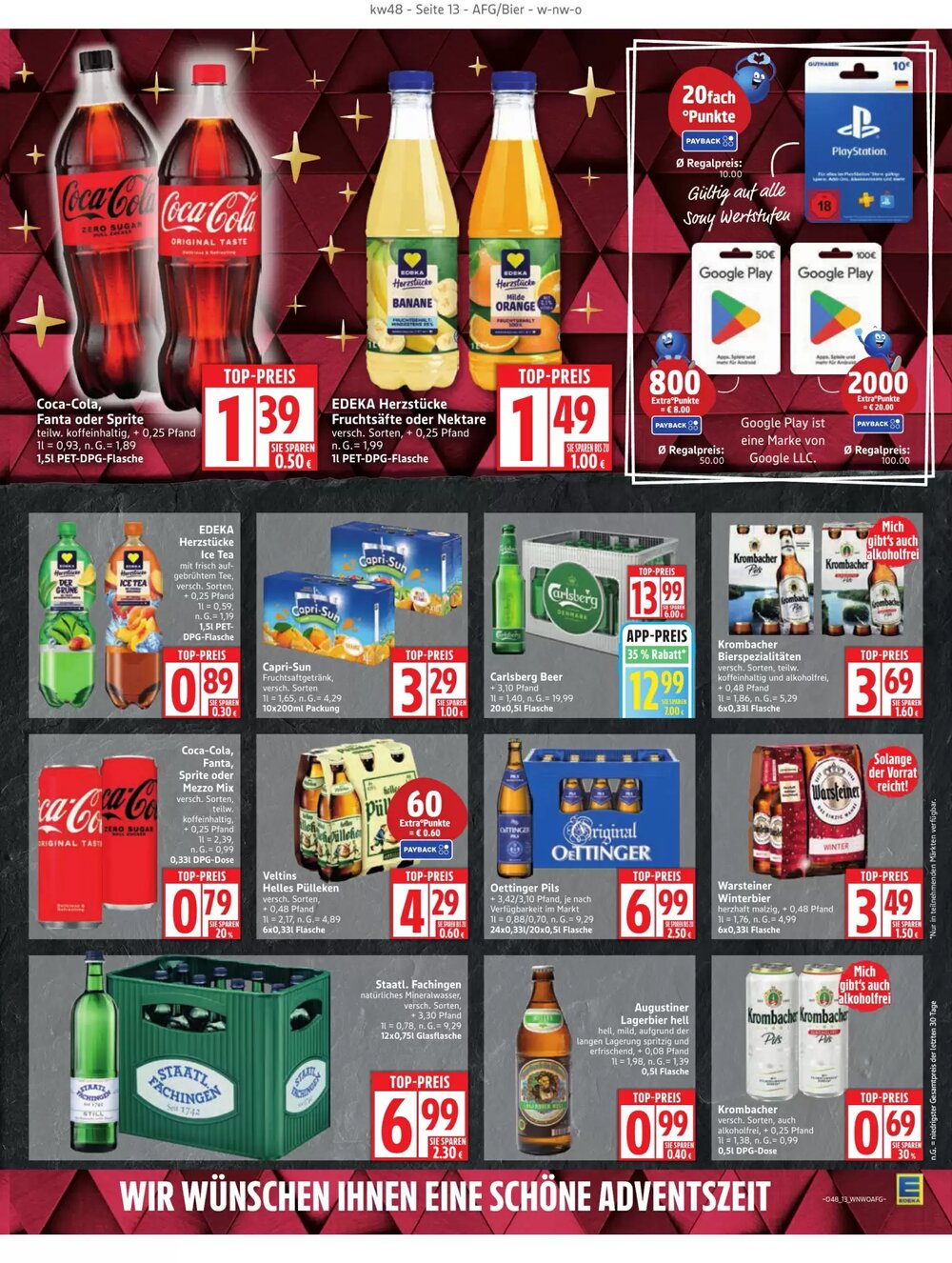 Edeka Prospekt (ab 24.11.2025) zum Blättern - Seite 13