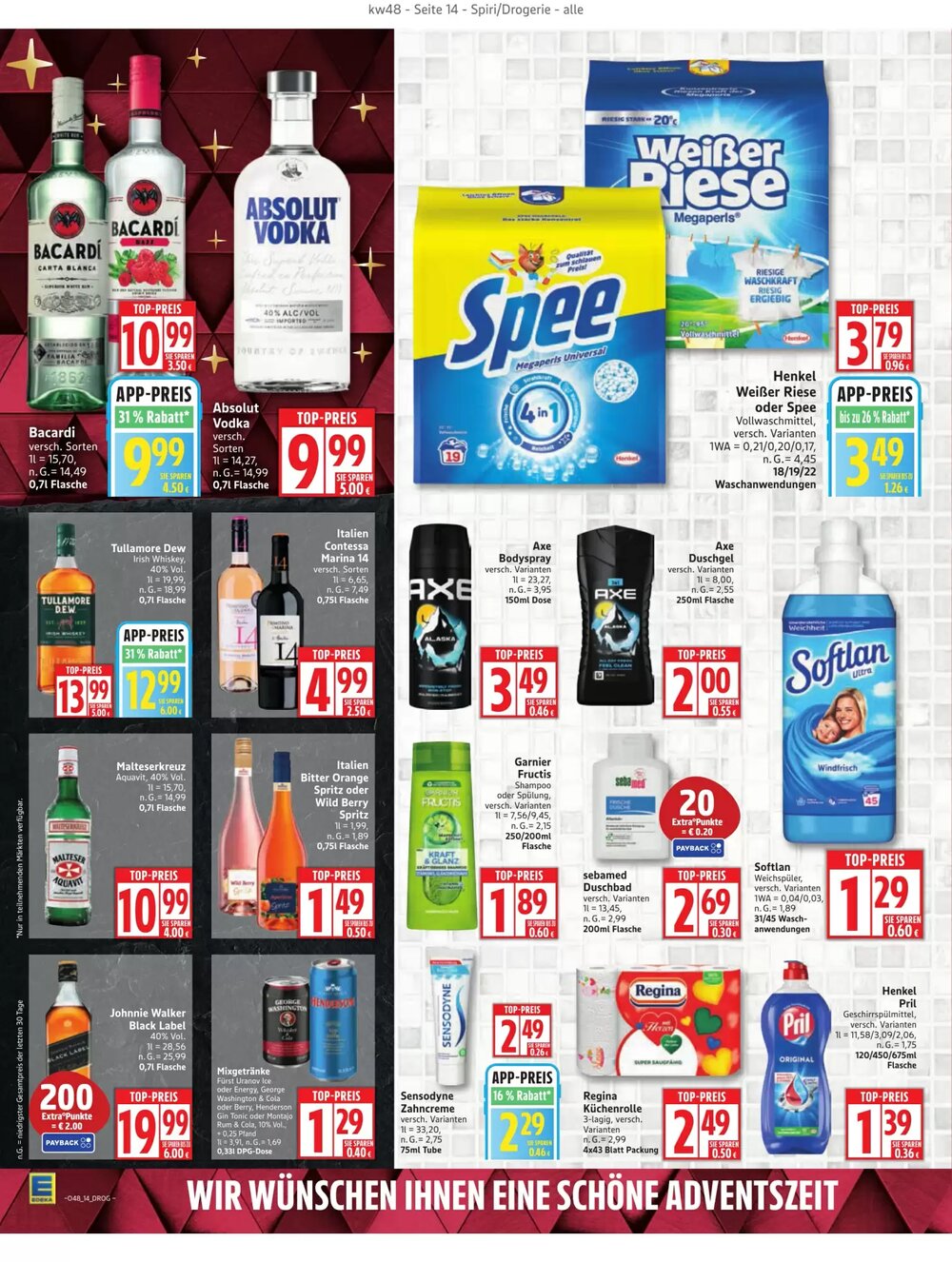 Edeka Prospekt (ab 24.11.2025) zum Blättern - Seite 14