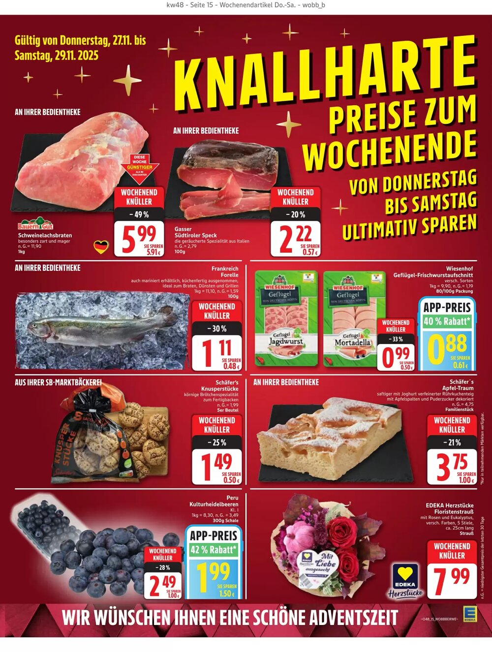 Edeka Prospekt (ab 24.11.2025) zum Blättern - Seite 15