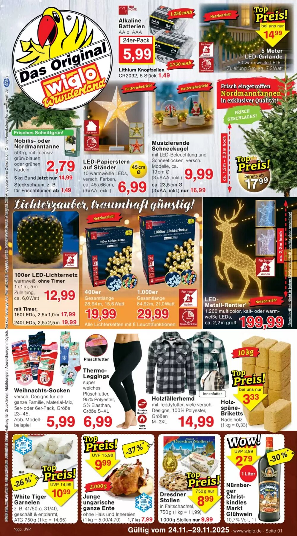Wiglo Wunderland Prospekt (ab 24.11.2025) zum Blättern - Seite 1