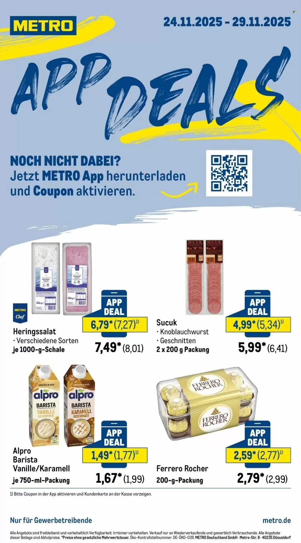 METRO Prospekt (ab 24.11.2025) zum Blättern - Seite 1