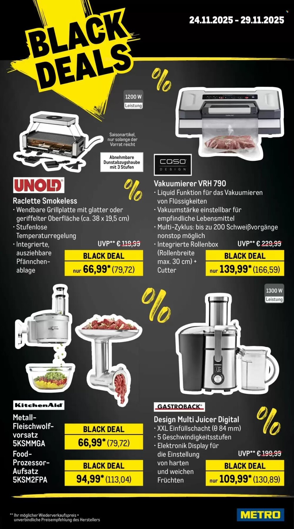 METRO Prospekt (ab 24.11.2025) zum Blättern - Seite 22