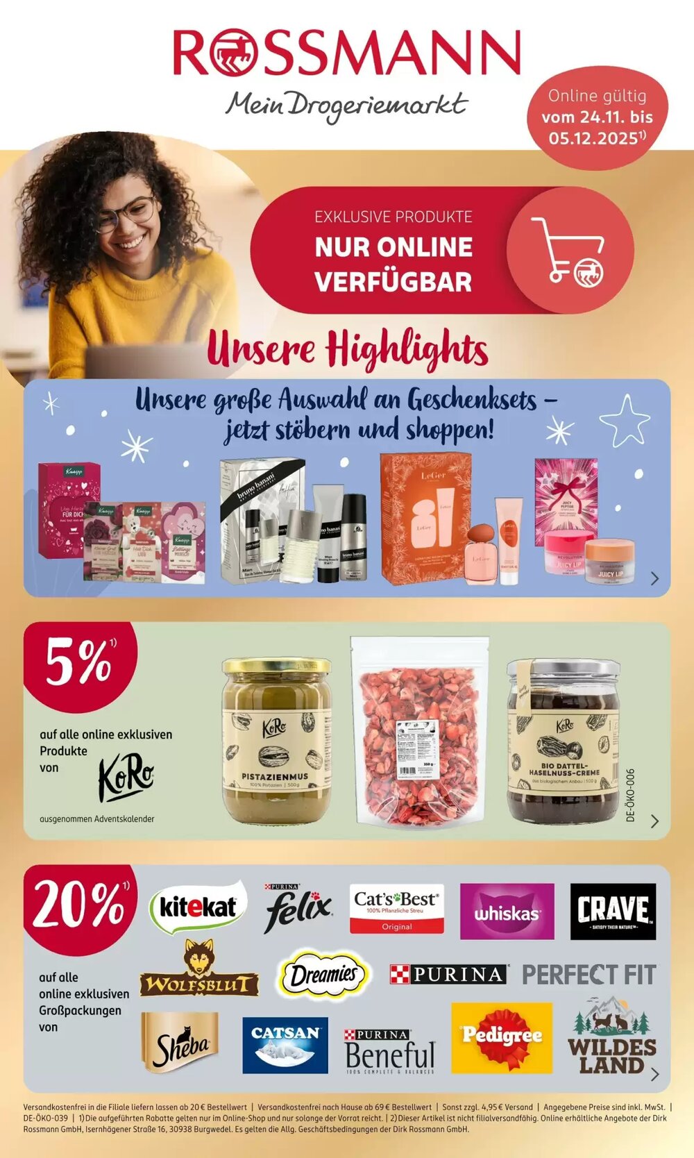 Rossmann Prospekt (ab 24.11.2025) zum Blättern - Seite 1