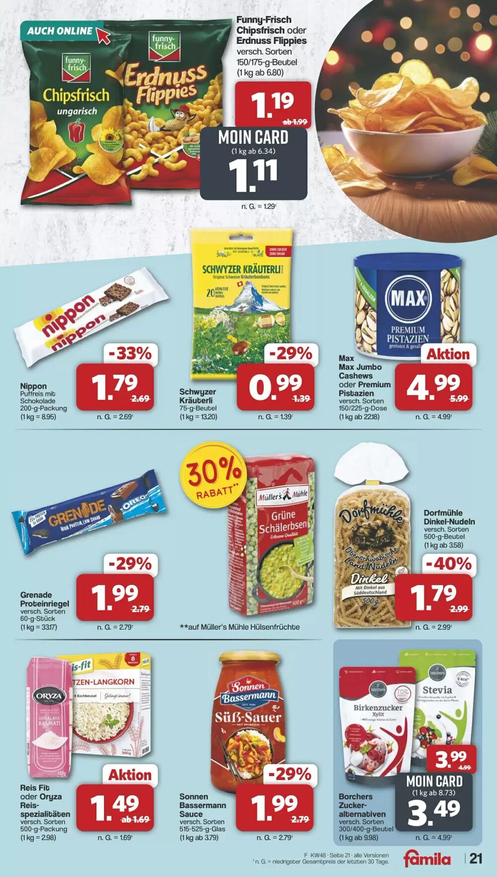 Famila Nord West Prospekt (ab 24.11.2025) zum Blättern - Seite 22