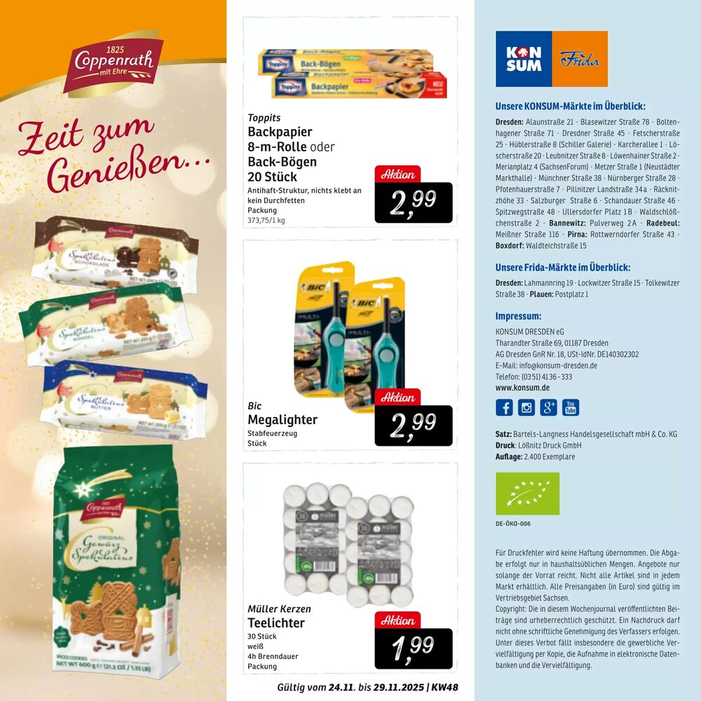KONSUM Prospekt (ab 24.11.2025) zum Blättern - Seite 12