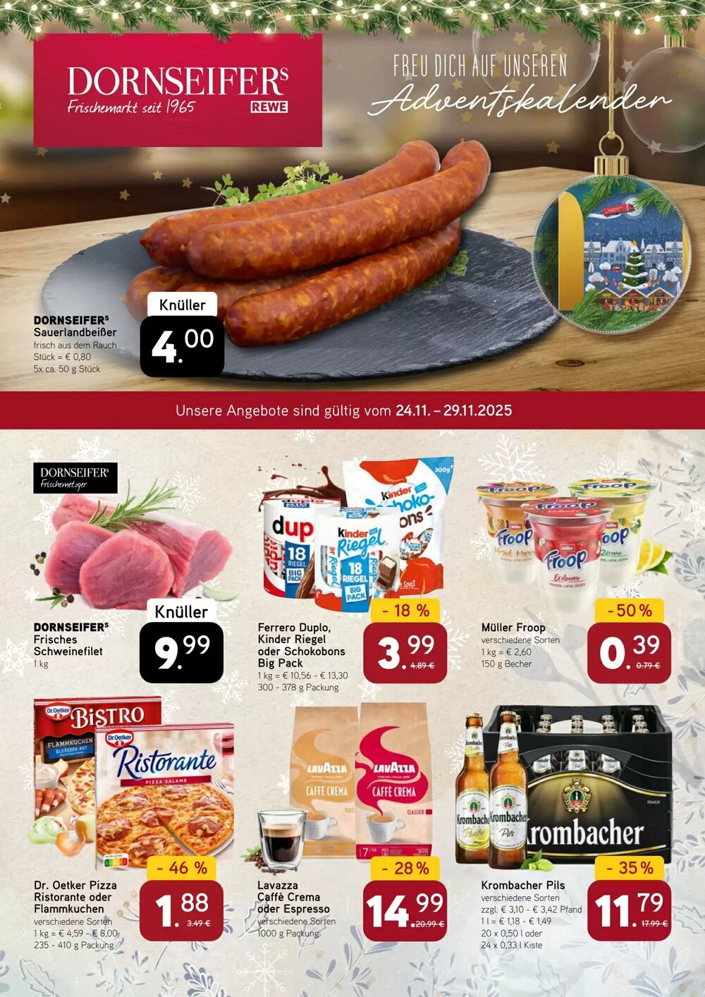 Dornseifer Prospekt (ab 24.11.2025) zum Blättern - Seite 1