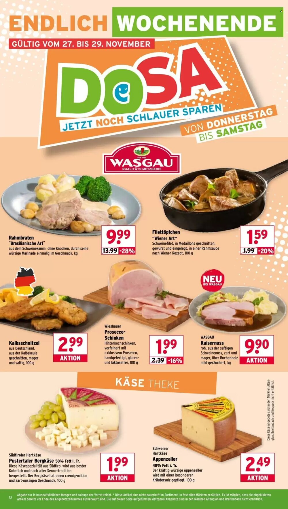 Wasgau Prospekt (ab 24.11.2025) zum Blättern - Seite 22