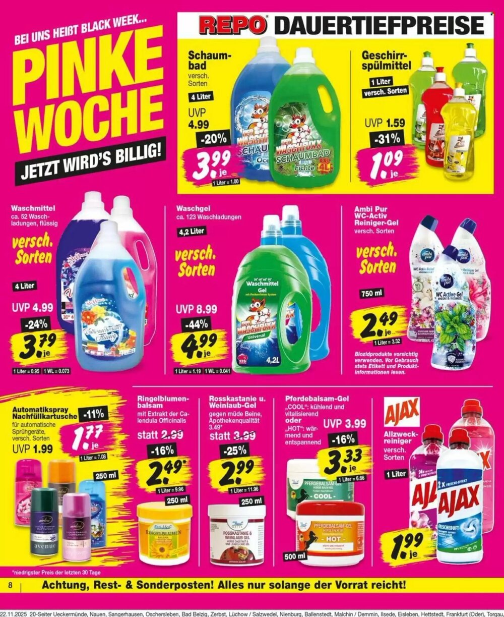 Repo Markt Prospekt (ab 24.11.2025) zum Blättern - Seite 8