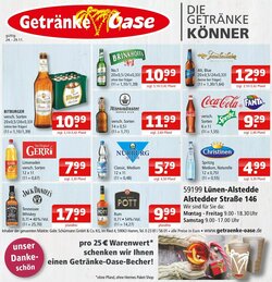 Getränke Oase Prospekt (ab 24.11.2025) zum Blättern