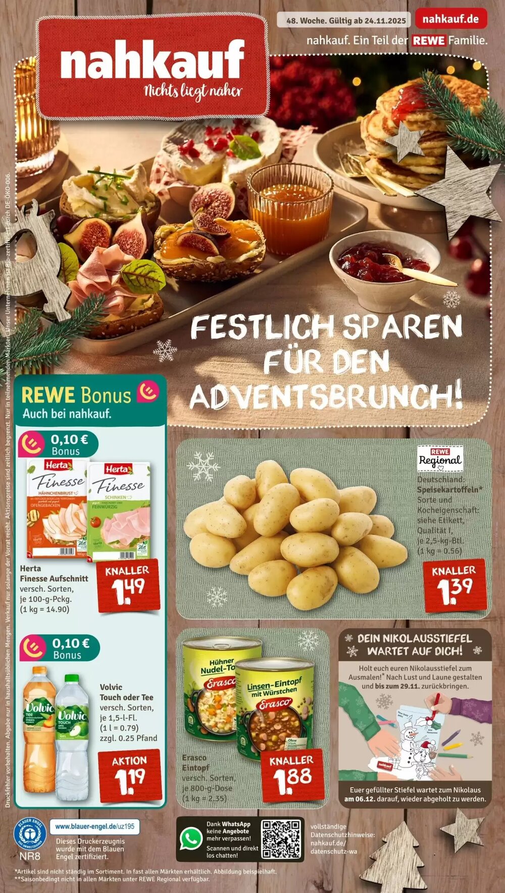 nahkauf Prospekt (ab 24.11.2025) zum Blättern - Seite 1