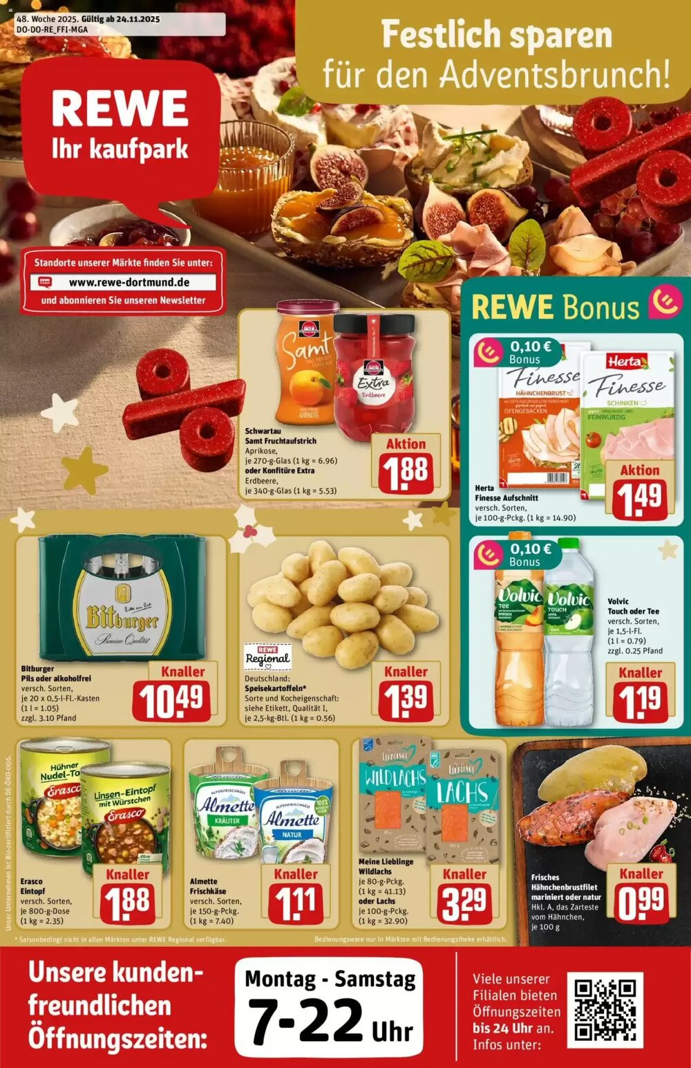 REWE Kaufpark Prospekt (ab 24.11.2025) zum Blättern - Seite 1