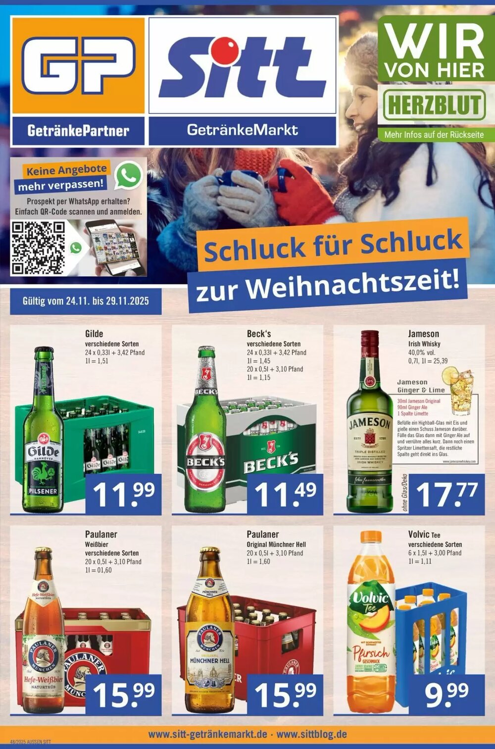 GetränkePartner Prospekt (ab 24.11.2025) zum Blättern - Seite 1