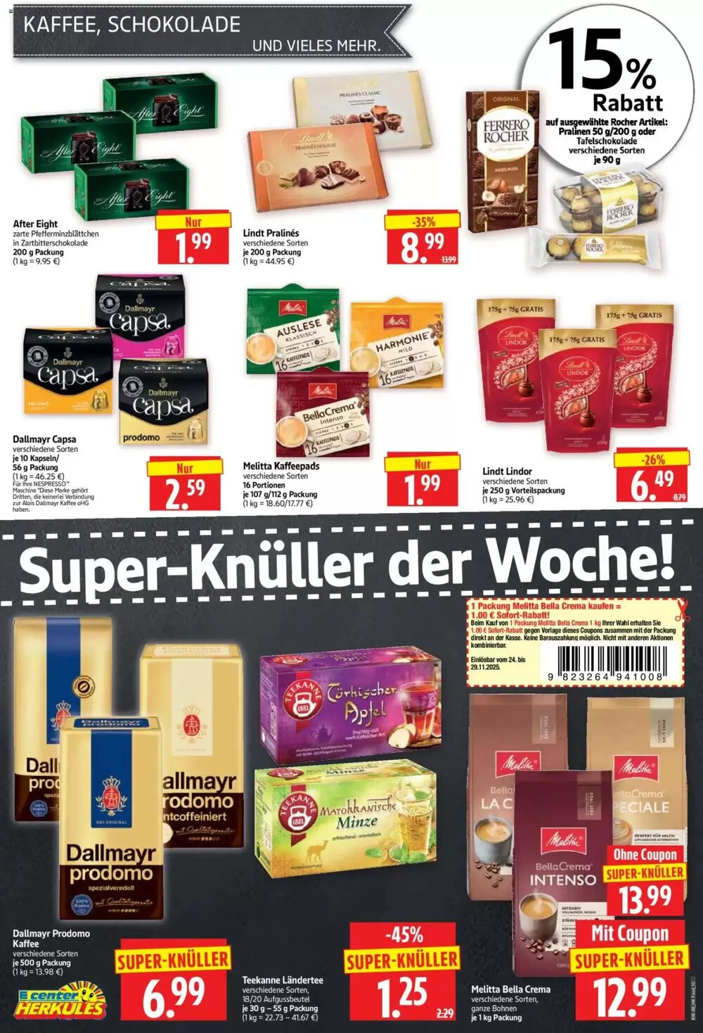 Edeka Herkules Prospekt (ab 24.11.2025) zum Blättern - Seite 10