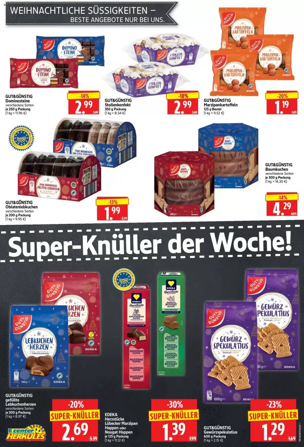 Edeka Herkules Prospekt (ab 24.11.2025) zum Blättern - Seite 16