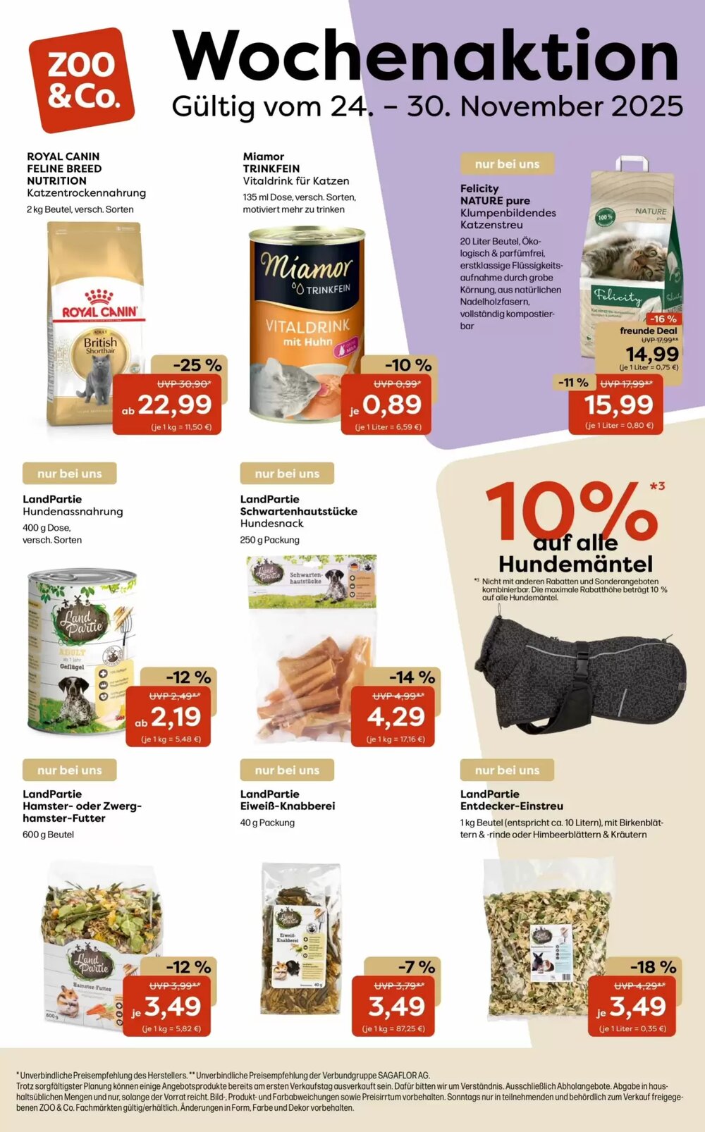 Zoo & Co Prospekt (ab 24.11.2025) zum Blättern - Seite 1