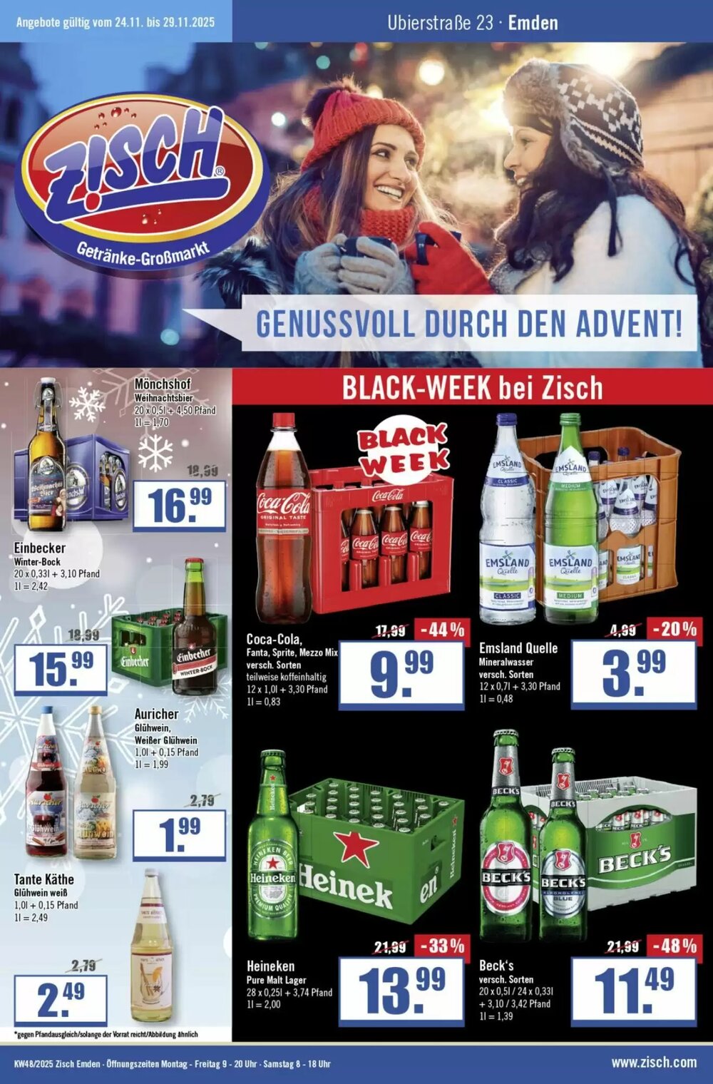 Zisch Prospekt (ab 24.11.2025) zum Blättern - Seite 1