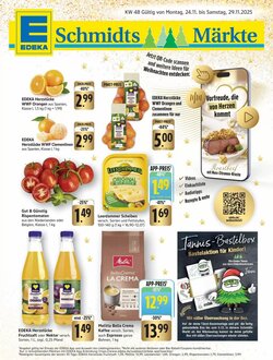 Schmidt's Märkte Prospekt (ab 24.11.2025) zum Blättern